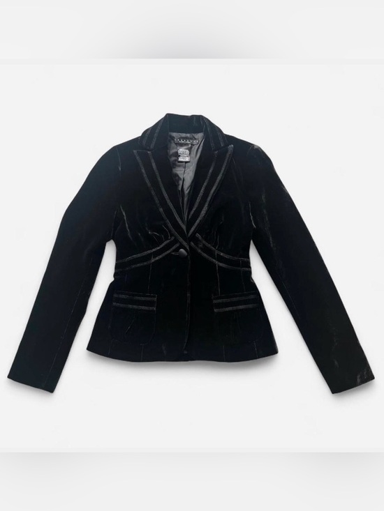 Laundry By Shelli Segal Jackets & Blazers - Vintage 90’s Laundry by Shelli Segal Velvet Blazer made in Canada size 0